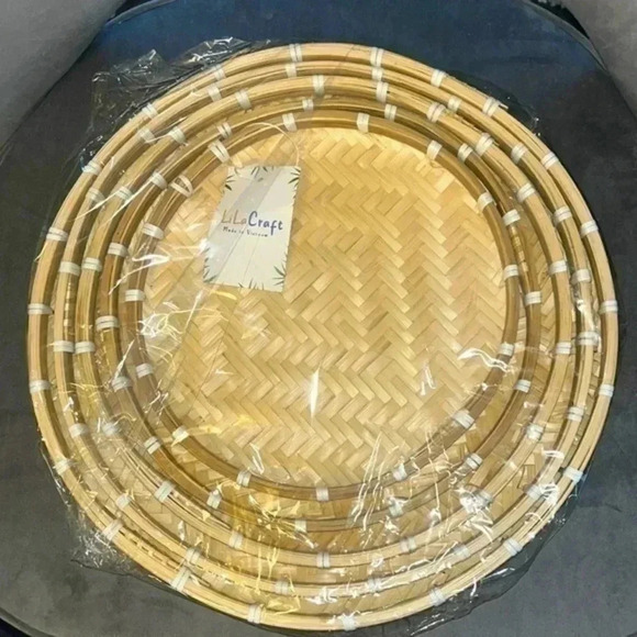 NWT Lila craft bamboo nesting trays - Picture 1 of 5